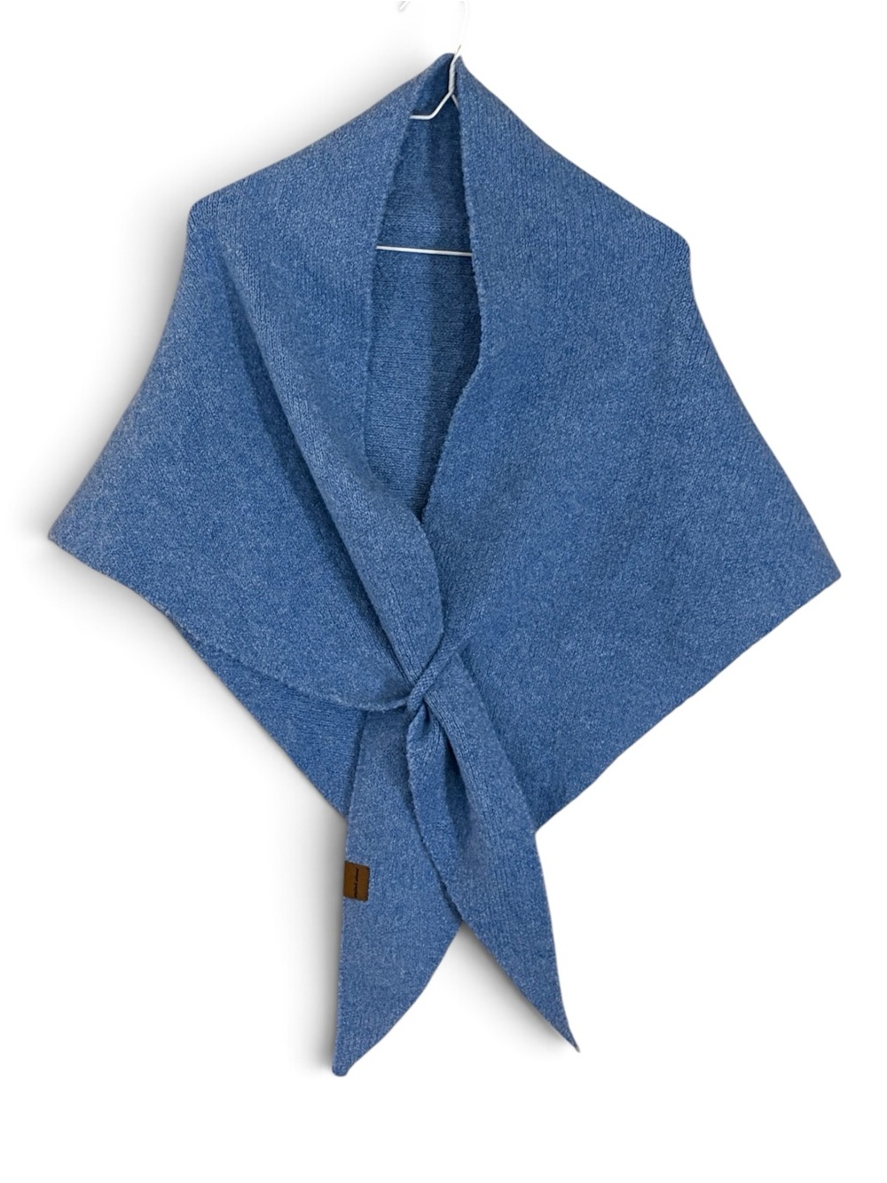 NWOT Soft Blue Knit Wrap Scarf Shawl